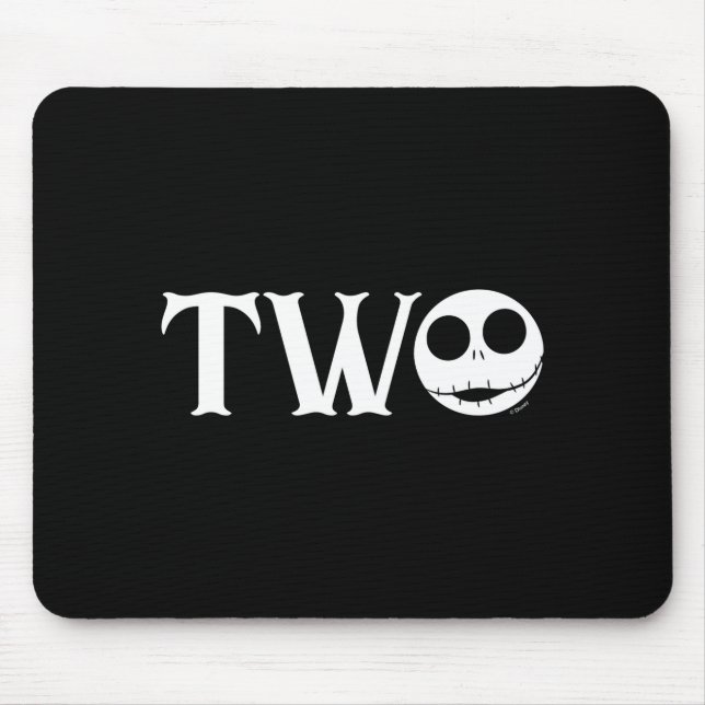 Jack Skellington First Birthday Two Baby  Mouse Mat (Front)