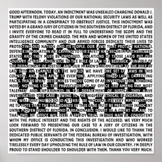 Jack Smith Anti Trump Indictment Political Quote P Poster