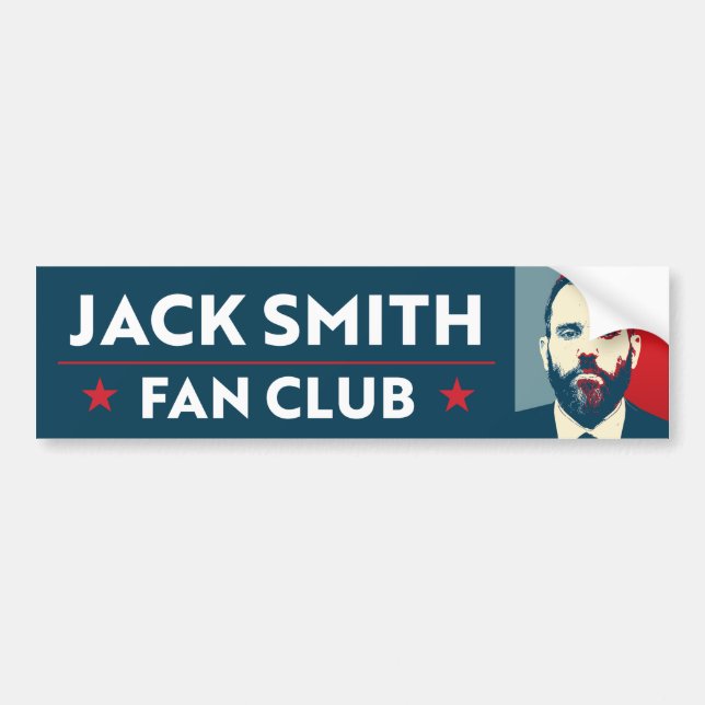 Jack Smith Fan Club Bumper Sticker (Front)