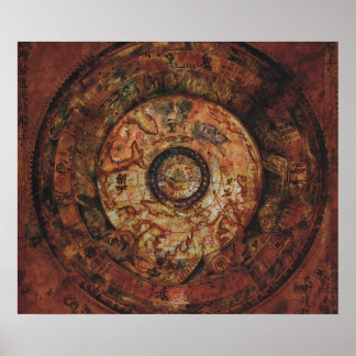 Jack Sparrows Map  Sao Feng Replica Map Poster