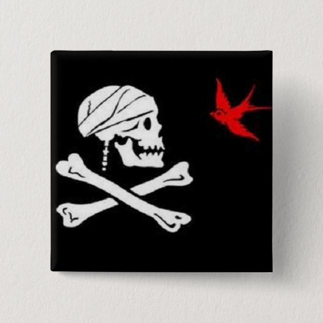 Jack Sparrow's Pirate Flag Button (Front)