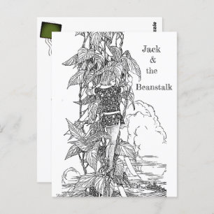 Jack & the Beanstalk Fairytales Paintable©  Postcard