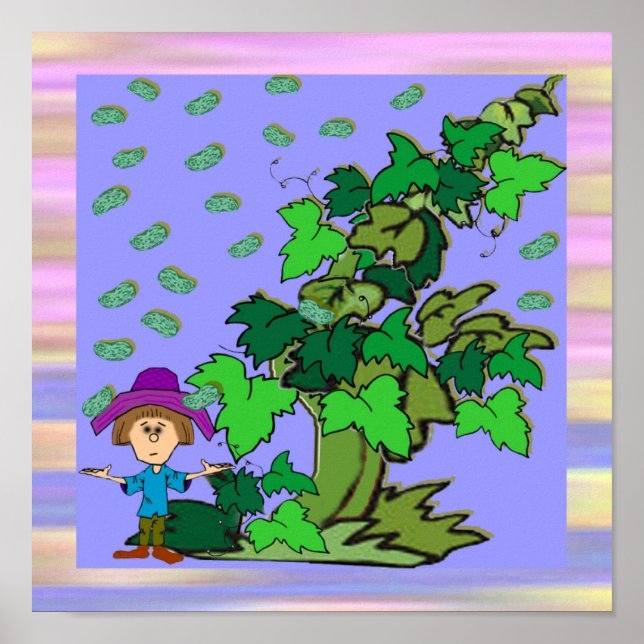 Jack & the Beanstalk Print on Canvas (Front)