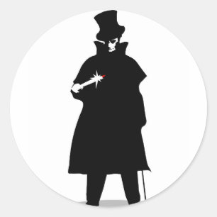Jack The Ripper Classic Round Sticker
