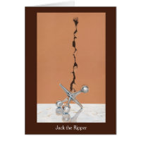 Jack the Ripper, Semi-Gloss Greeting Card