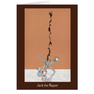 Jack the Ripper, Semi-Gloss Greeting Card