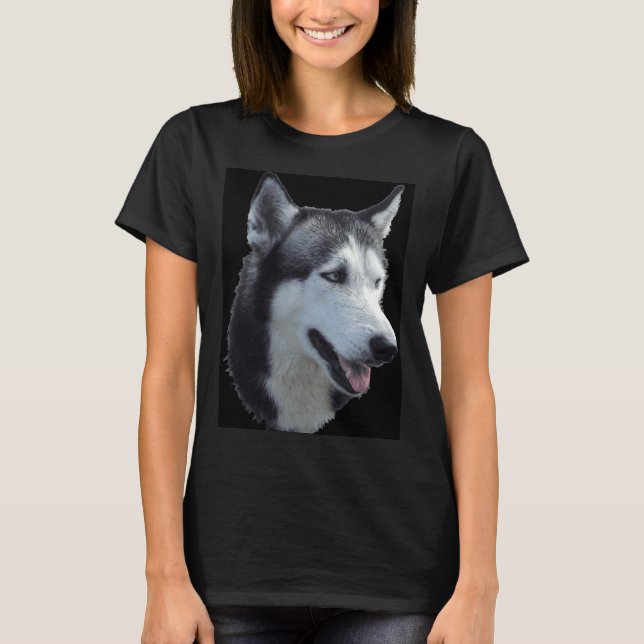 Jack The Siberian Husky T-Shirt (Front)