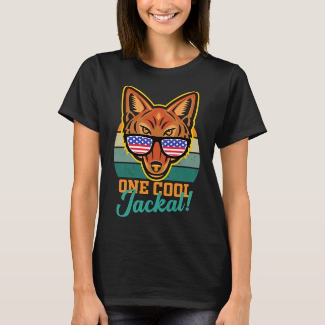 Jackal gifts men women kids jackal awareness wildl T-Shirt (Front)
