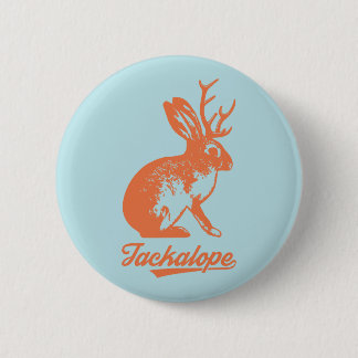 Jackalope 缶バッチ 5.7cm 丸型バッジ 6 cm round badge