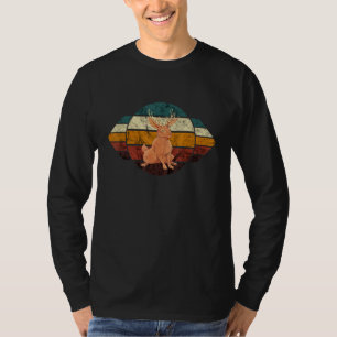 Jackalope Cryptid Rabbit Retro Jackrabbit Cryptozo T-Shirt