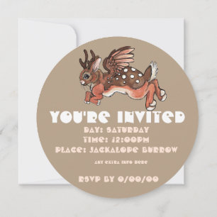 Jackalope Invitation