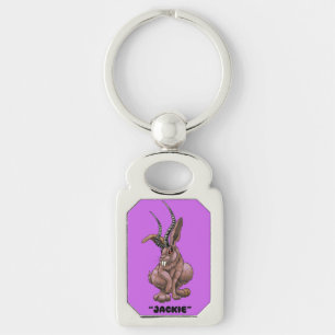 Jackalope “Jackie” Cryptid  Key Ring