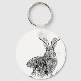 Jackalope Key Ring