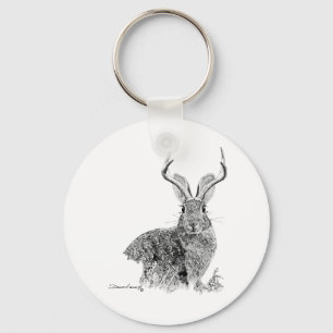 Jackalope Key Ring