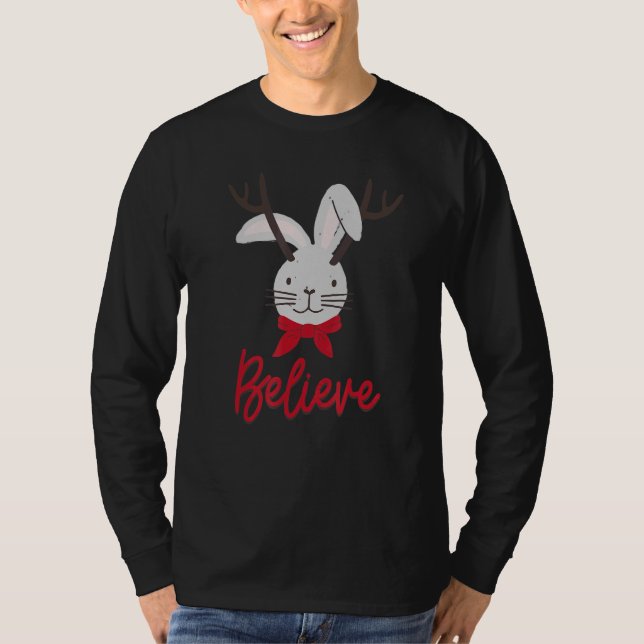 Jackalope Mount On Your Tee Believe Cryptozoology (Front)