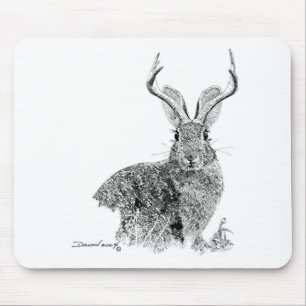 Jackalope Mouse Mat