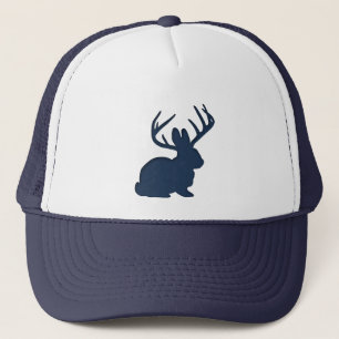 Jackalope Navy Blue Trucker Hat