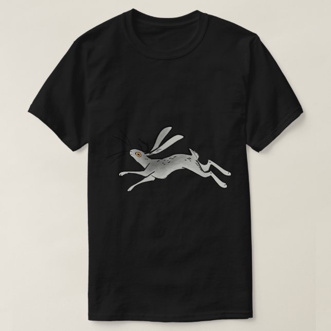 Jackalope Sticker T-Shirt (Design Front)