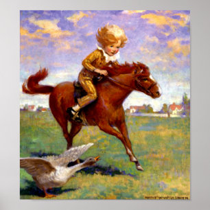 "Jackanapes" by Jessie Willcox Smith Poster