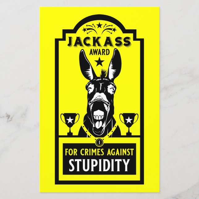 Jackass Award (Front)
