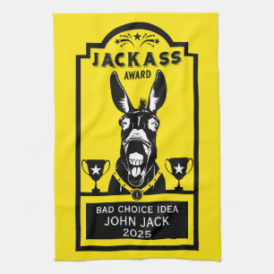 Jackass Award Tea Towel