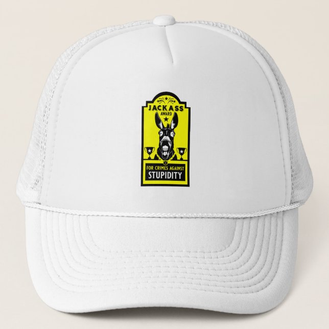 Jackass Award Trucker Hat (Front)