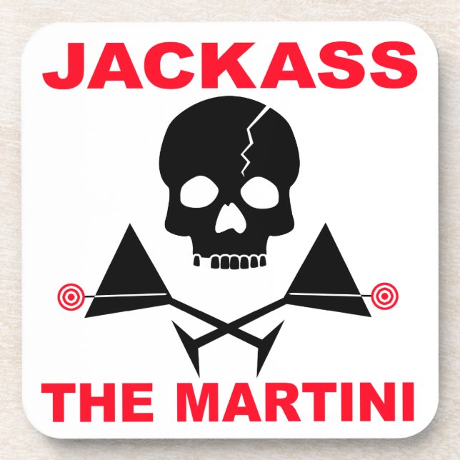 Jackass, The Martini Cork Coaster (Front)