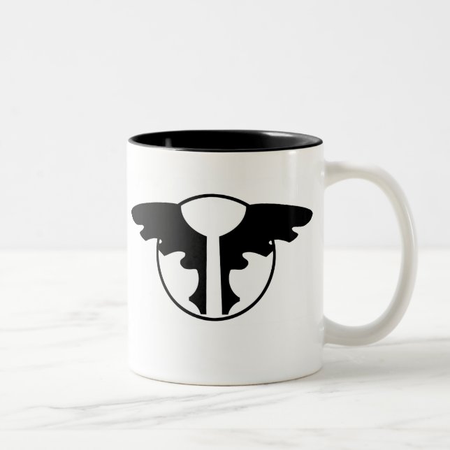 Jackdaw Emblem Coffee Mug (Right)