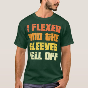 Jacked Bodybuilder I Fleed And The Sleeves Fell Of T-Shirt