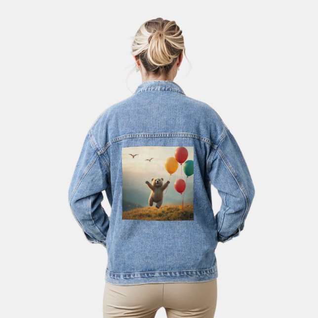Jacket Baby Bear Flying with balloons (Model)