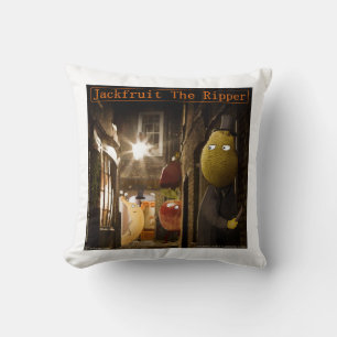 Jackfruit The Ripper Funny Rick London Cushion