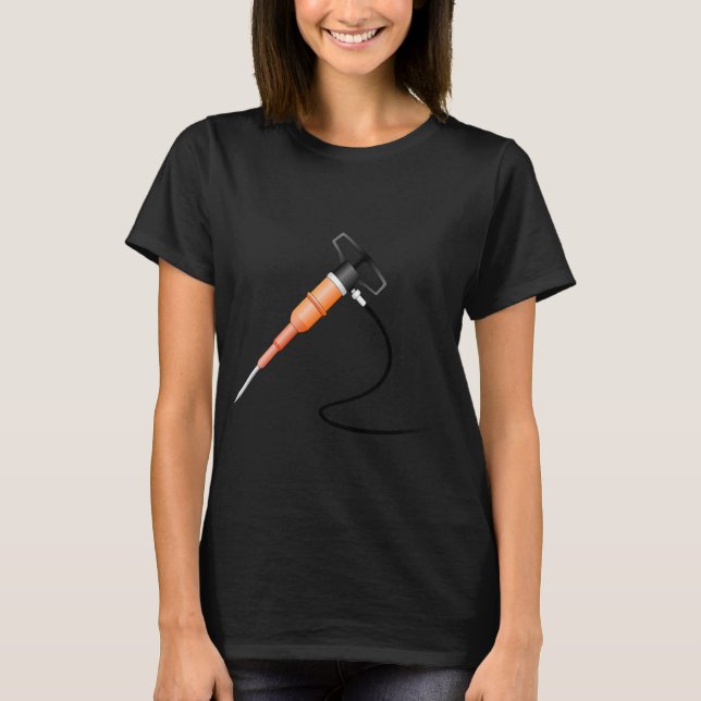 Jackhammer Air Hammer Pneumatic Drill Construction T-Shirt (Front)