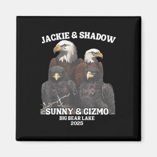 Jackie And Shadow Sunny And Gizmo Big Bear Lake 20 Magnet