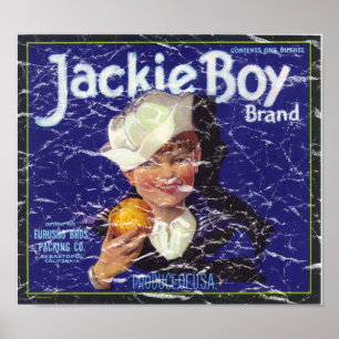 Jackie Boy - distressed Poster