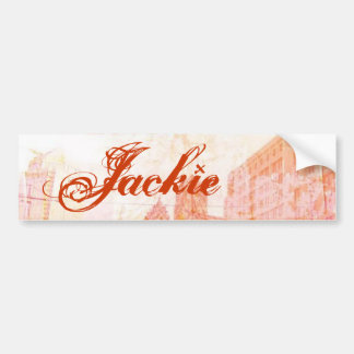 Jackie Bumper Sticker