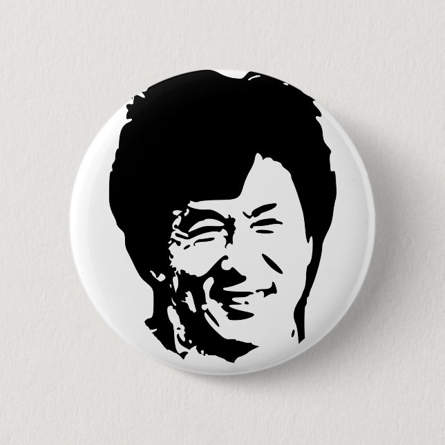JACKIE CHAN PIN BACK BADGE (Front)