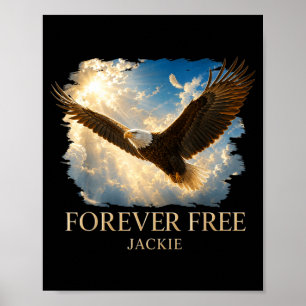 Jackie Forever Big Bear Bald Eagle Tribute Poster