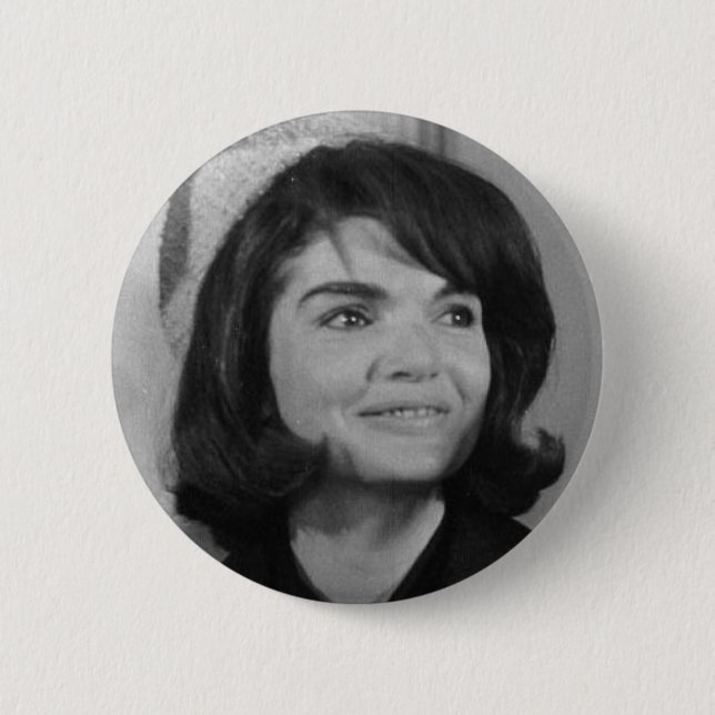 Jackie Kennedy 6 Cm Round Badge (Front)
