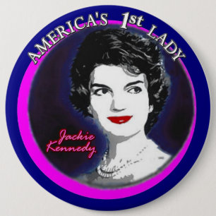 Jackie Kennedy: America's First Lady 6 Cm Round Badge