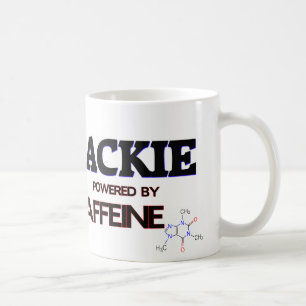 Jackie Powered by Caffeine Coffee Mug