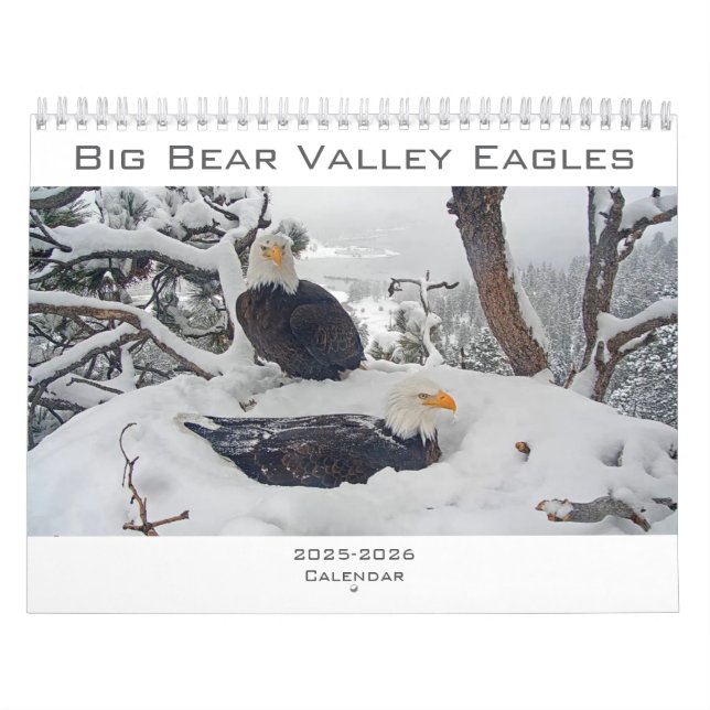 Jackie & Shadow - Big Bear Eagle Calendar (Cover)