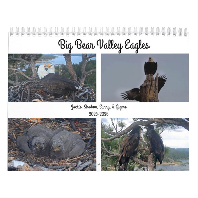 Jackie & Shadow - Big Bear Eagle Calendar  (Cover)