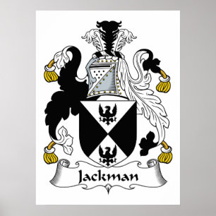 Jackman Family Crest Poster