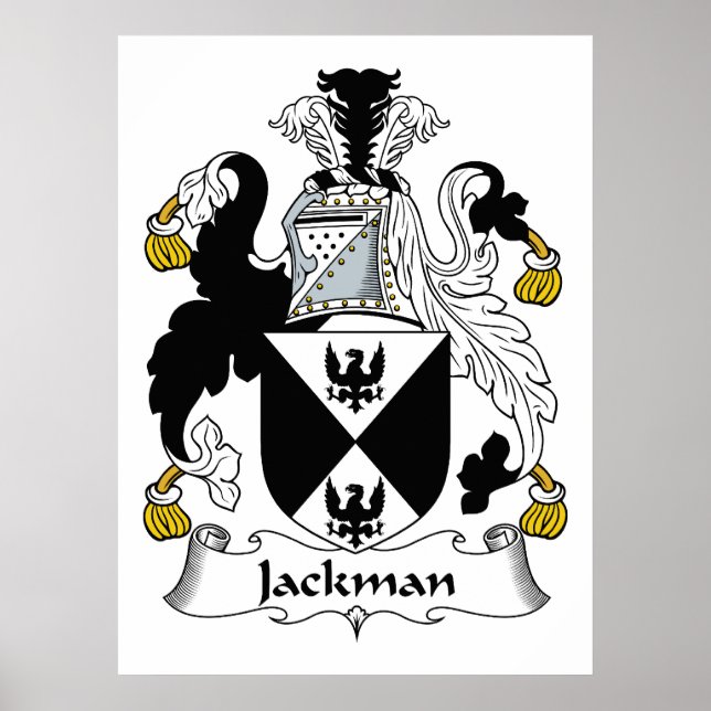 Jackman Family Crest Poster (Front)