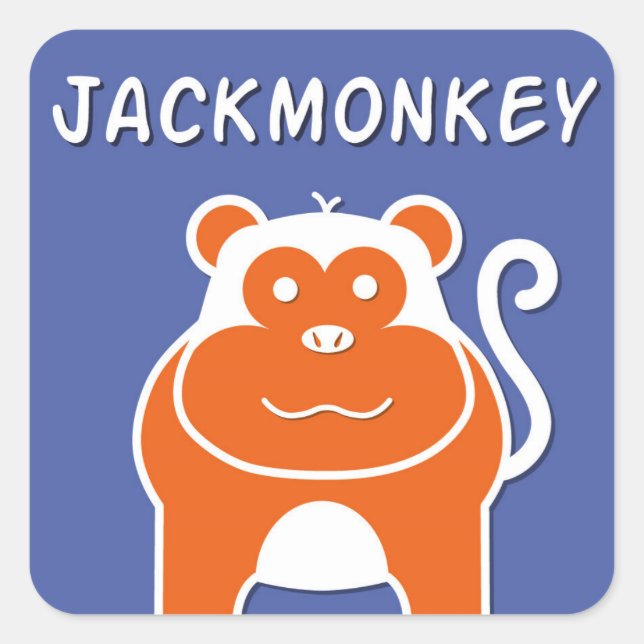 JackMonkey | Year of the Monkey 2016 Square Sticker (Front)