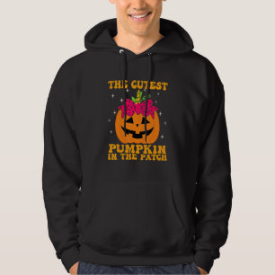 JackOLantern Halloween Pumpkin Unicorn Girl Toddle Hoodie