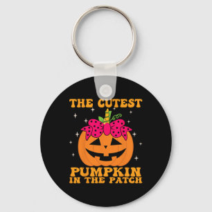Jackolantern Halloween Pumpkin Unicorn Girl Toddle Key Ring