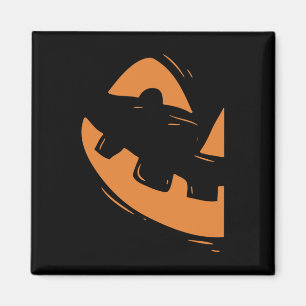 JackOLantern Halloween Pumpkin Unicorn Girl Toddle Magnet