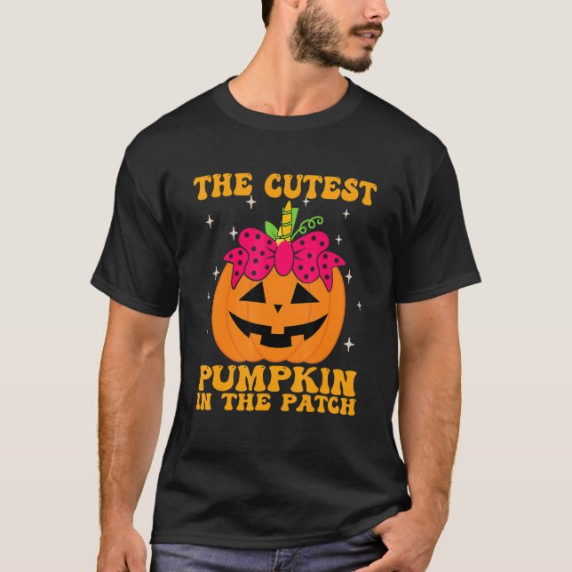 JackOLantern Halloween Pumpkin Unicorn Girl Toddle T-Shirt (Front)