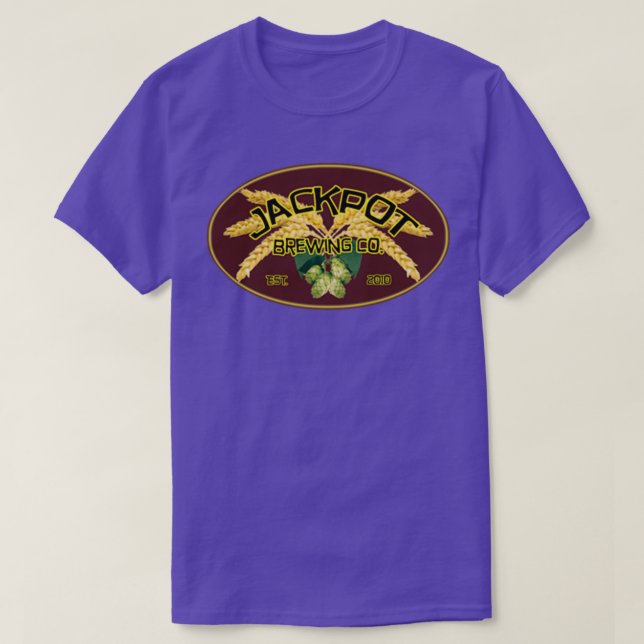 Jackpot Brewing Co T T-Shirt (Design Front)